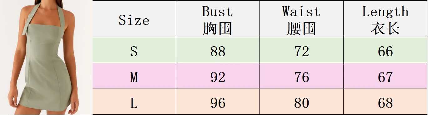Summer Backless Women Halter Mini Dresses Slim Fit Sleeveless Bodycon Tank Dress with Adjustable Strap Party Club Sundress XJ250610