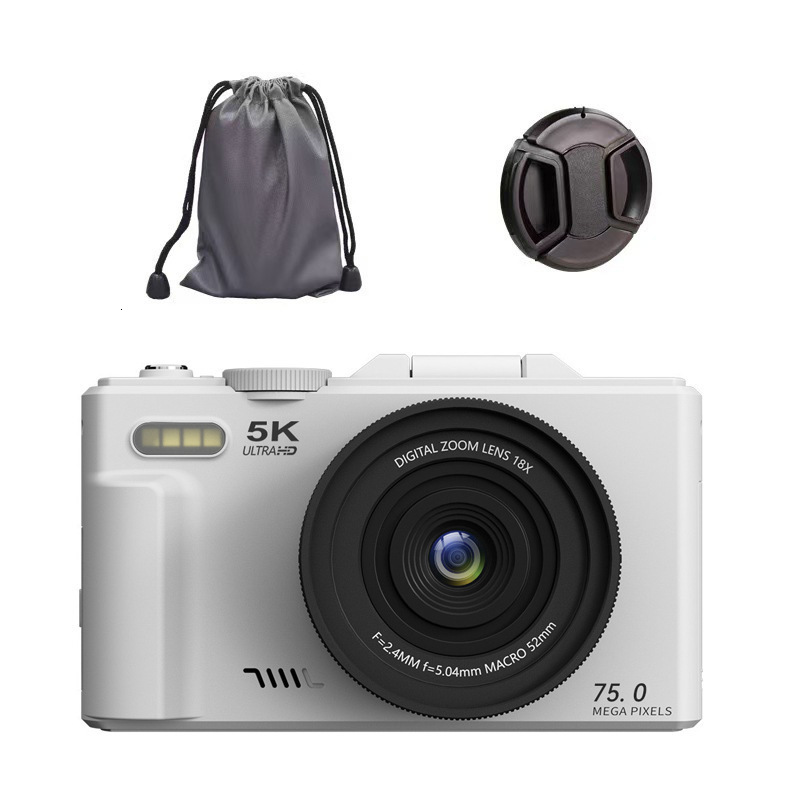 5K Digital Camera Student Edition HD Flip Screen Selfie WiFi Transmission Mobile Auto Focus 250408