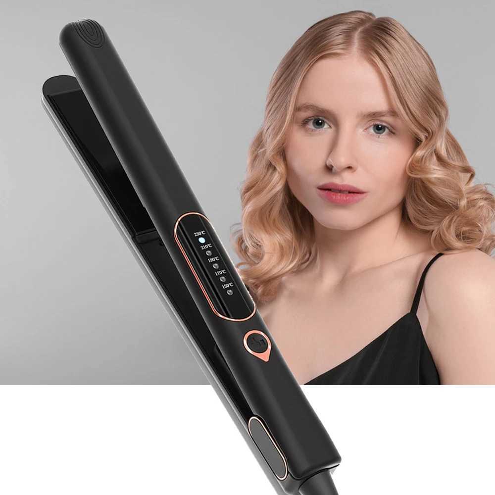 Hair Straightener Curler Professional Hair Flat Iron Tourmaline Ceramic Plate 450 F Keratin Treatment Salon Styling Tools W250610
