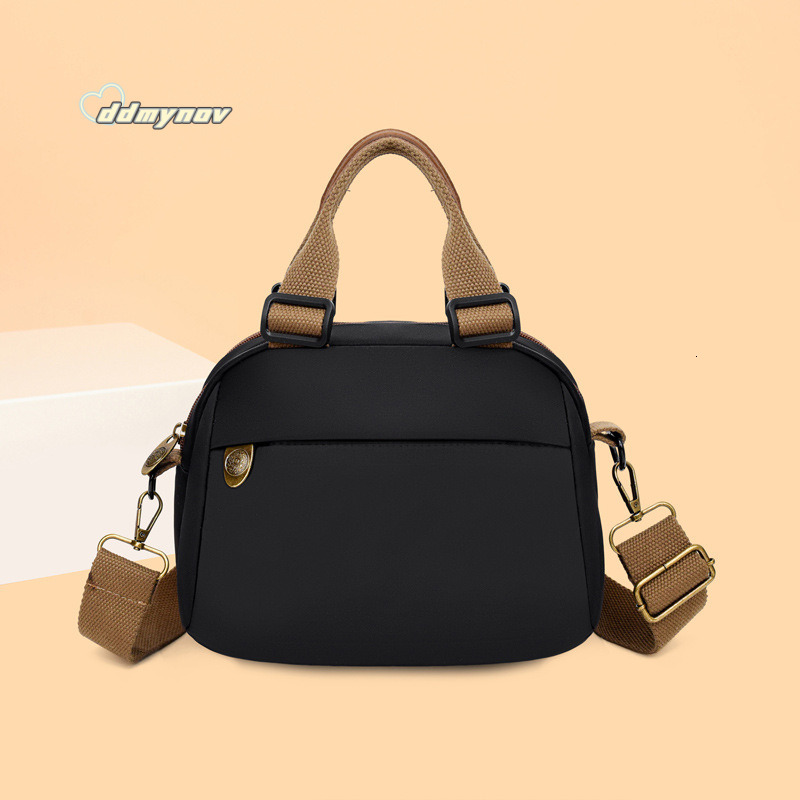 Versatile Waterproof for Women 2024 New High-end Oxford Cloth Handbag Ladies Canvas Casual Crossbody Bag ddmynov