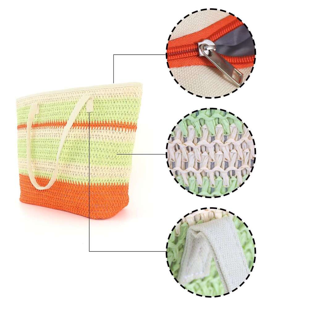 Commuting Women's 2024 Summer New Trendy Fashion Tote Bag Casual Handbag Handmade