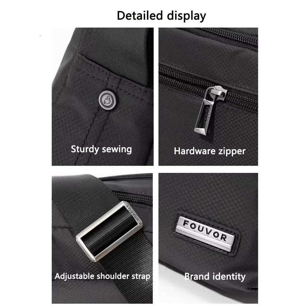 Fouvor Crossbody For Women 2025 Fashion Waterproof Shoulder High Quality New Small Canvas Sports Messenger Bag 2961-11