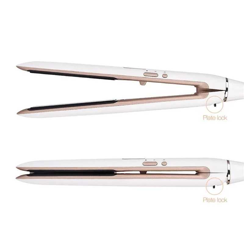Professional Ceramic Hair Straightener LED Display Flat Iron 2 in 1 Hair Fast Straightening and Curling Irons Hair Styling Tools W250610