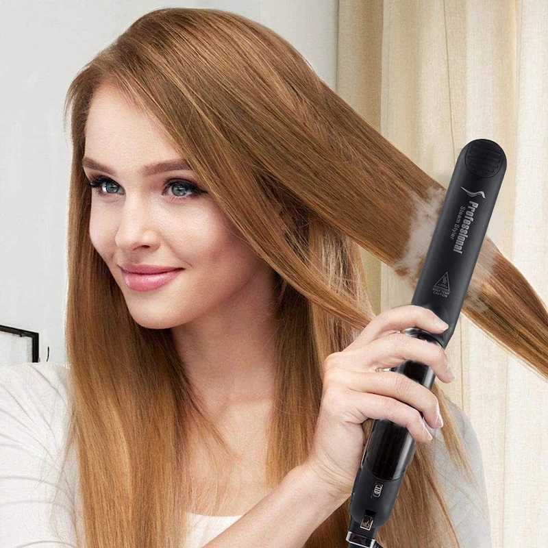 Professional Digital LCD Display Steam Flat Irons for Hair Beauty and Curling Iron Straightener Hair Straighteners W250610