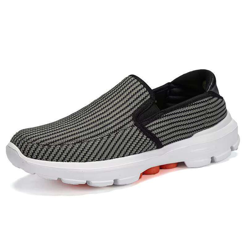 New Fashion Casual Outdoor One Step Wholesale Slip-on Loafers for Men Breathable Walking Shoes