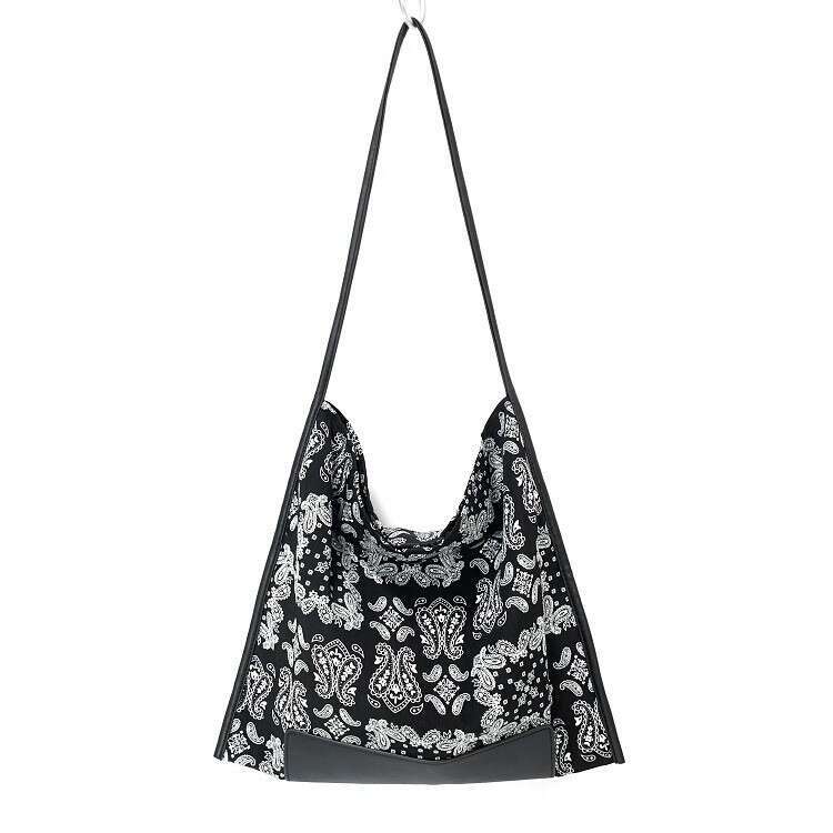Korean Dongdaemun Women's 2021 New Trendy Printed Shoulder Paisley Pattern Cloth Bag Handbag