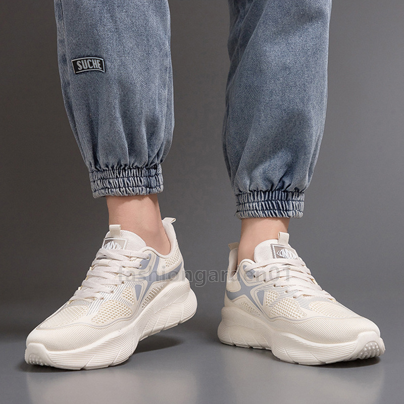 designer shoes sneakers womens mens trainers flying mesh weaver breathable lightweight non slip gym sports casual sneaker platform shoes dhgate