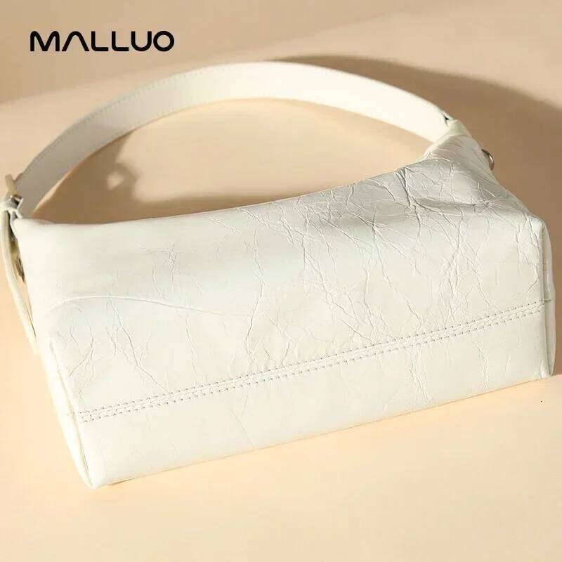 Women's Cow Genuine Leather Bag Lady Fashion Retro Versatile Shoulder Handbag Female Cowhide Underarm Crossbody Bags For Ladies