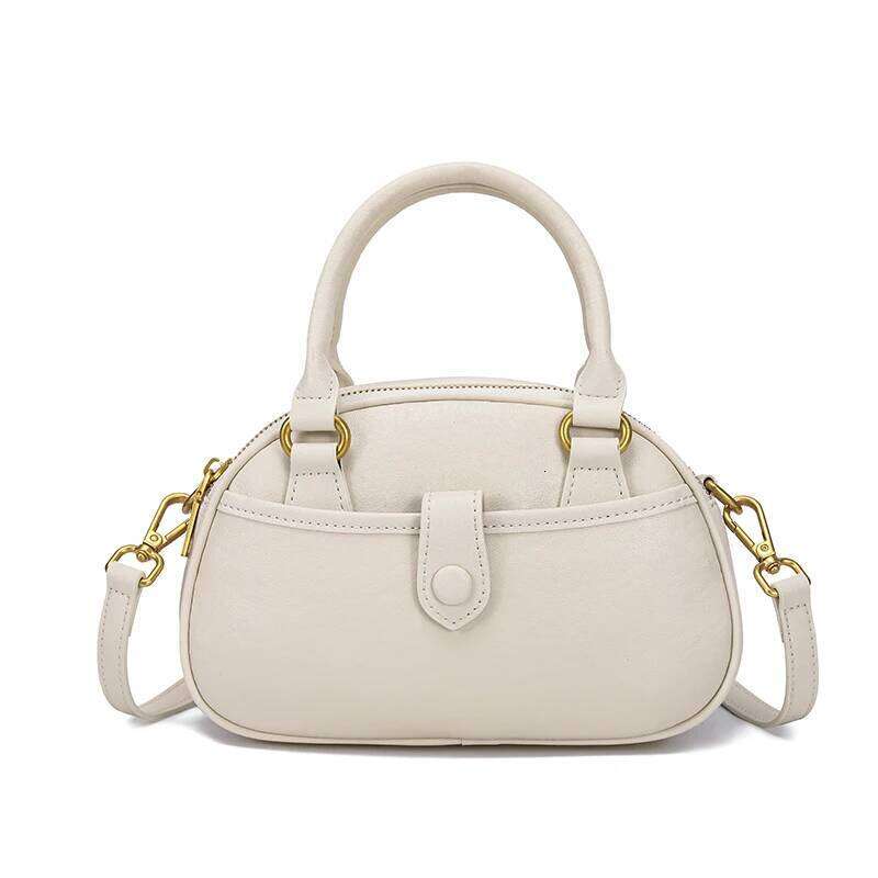 Women Natural Cow Leather Shoulder Bags Retro Soft Cowhide Bag Lady Female Commute Design Handbags For Ladies 2025