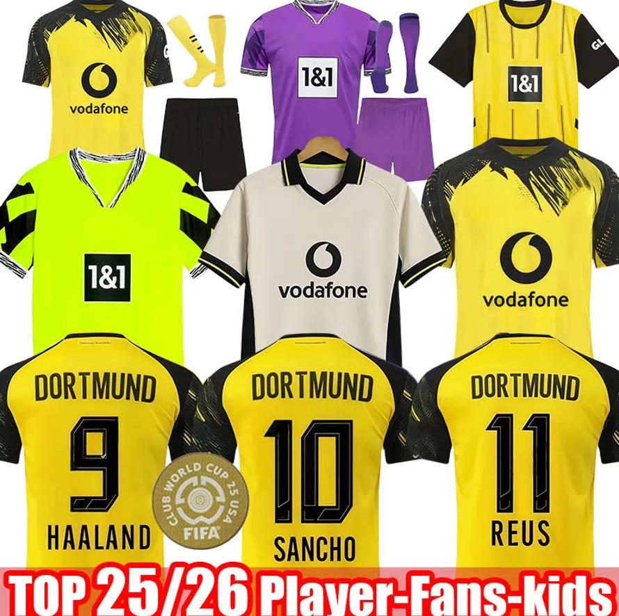 HALLER Soccer Jerseys 25 26 REUS 2025 2026 soccer football top shirt NEONGELB HUMMELS BRANDT DORTMUNDs Men Kids Special Kit maillot de foot Fullkrug Sabitzer