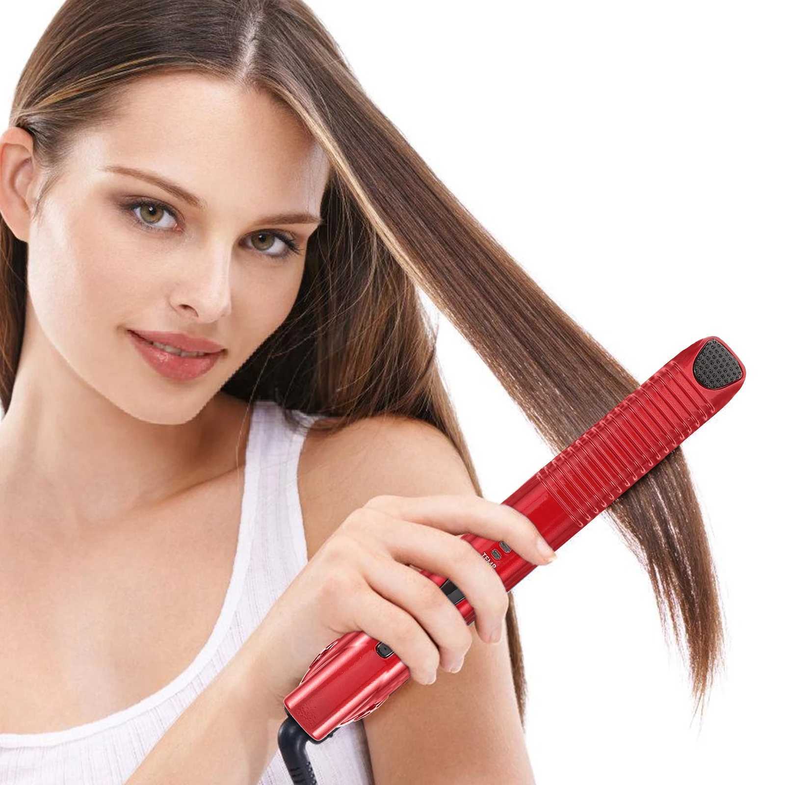 Hair Straightener Cordless Curler s Small USB Travel Rechargeable Wireless Styling Dryer Straightener Curler Lightweight W250610