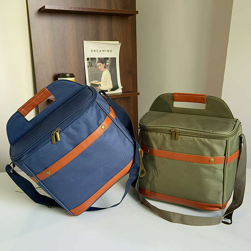 New Thickened Outdoor Oxford Cloth Insulated Cooler Picnic Ice Large Capacity Insulation Portable Lunch Bag
