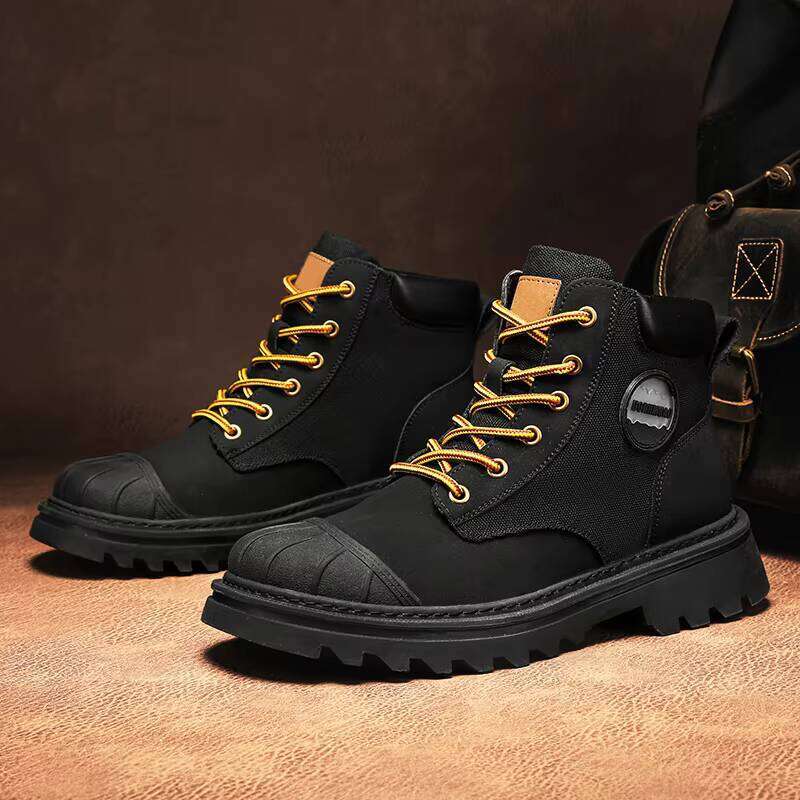 Factory Casual Autumn slip Durable Combat Short Boots Men's Impact and Anti Sting Labor protection