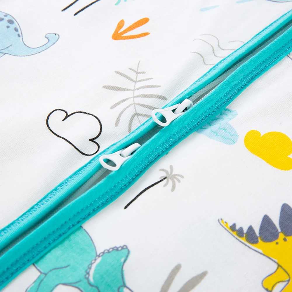 Baby Sleeping Bag For Newborn Baby Wearable Blanket 0.5 Tog Summer 100% Cotton Print Vest Sleep Sack Baby Boys Girls 0-3 Years y250610A58B