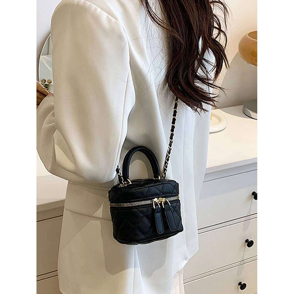 New Quilted Chain Dia Checkered Crossbody Fashion Mini Designer Handbag High Quality PU Women's Small Bag