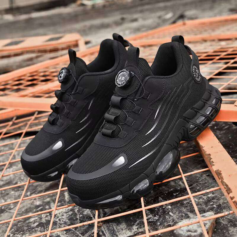 Hot Selling Anti-smash Labor protection Wear-resistant Safety Anti-puncture Work Shoes for Men