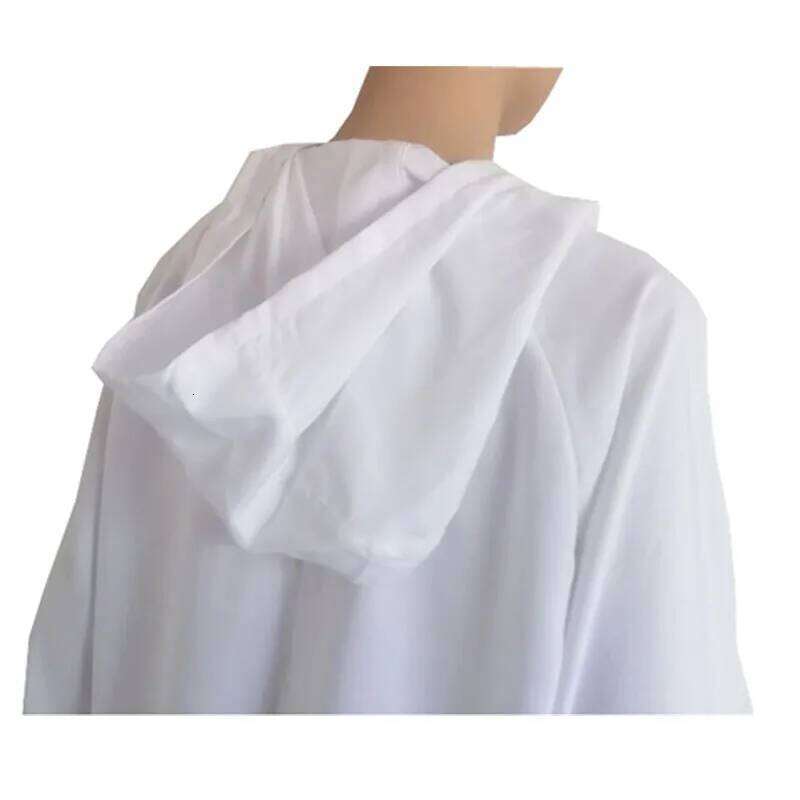 Fengbaoyu Cotton Silk Spring Summer Long-Sleeved Hooded T-Shirt Men's And Women's Sunscreen Travel Fat Large Size Leisure