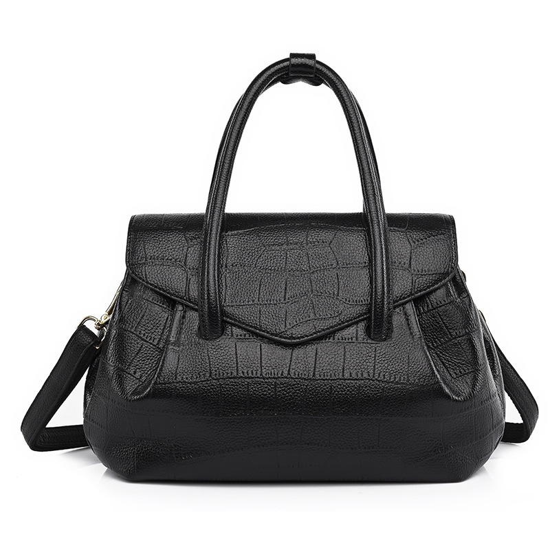 Handbag New Large Capacity for Women Versatile High-end Crocodile Pattern Tote Bag Can Be Shoulder or Crossbody