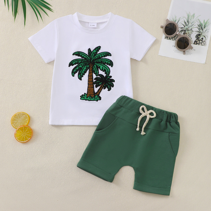 Hot baby clothes cotton ammonia children's short-sleeved T-shirt solid color short-sleeved children's custom T-shirt children's short-s