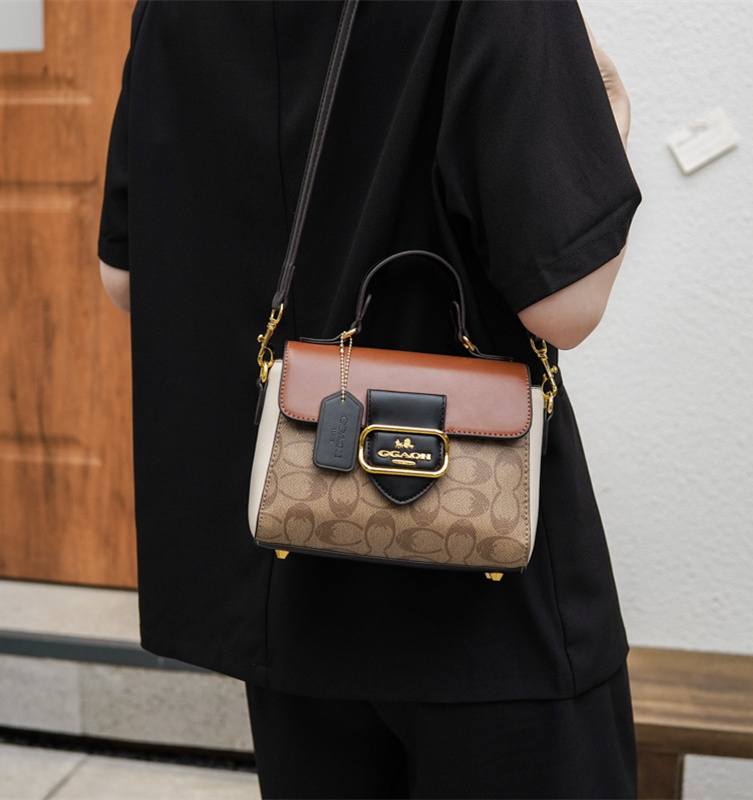 Free shipping designer premium handbag for women 2025 new French niche fashion design single shoulder handbag versatile crossbody bag black