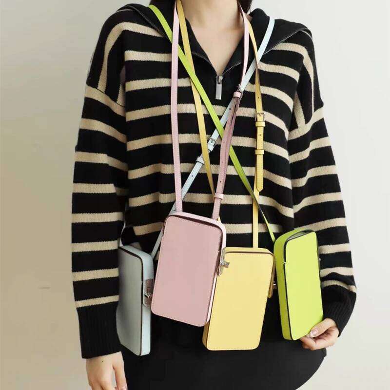 Hot Selling Design Phone Woman Portable Genuine Leather Cross-Body Custom Name Fashion Casual Lady Shoulder Bag Card Wallet Designer Bags