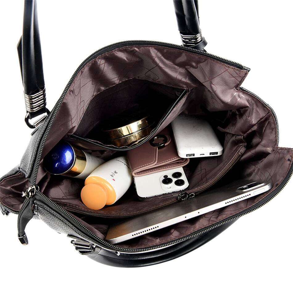 2024 New Vintage Design Croosbody Messenger Tote Bag For Women High Quality Ladies Large Capacity Shoulder Sac A Main