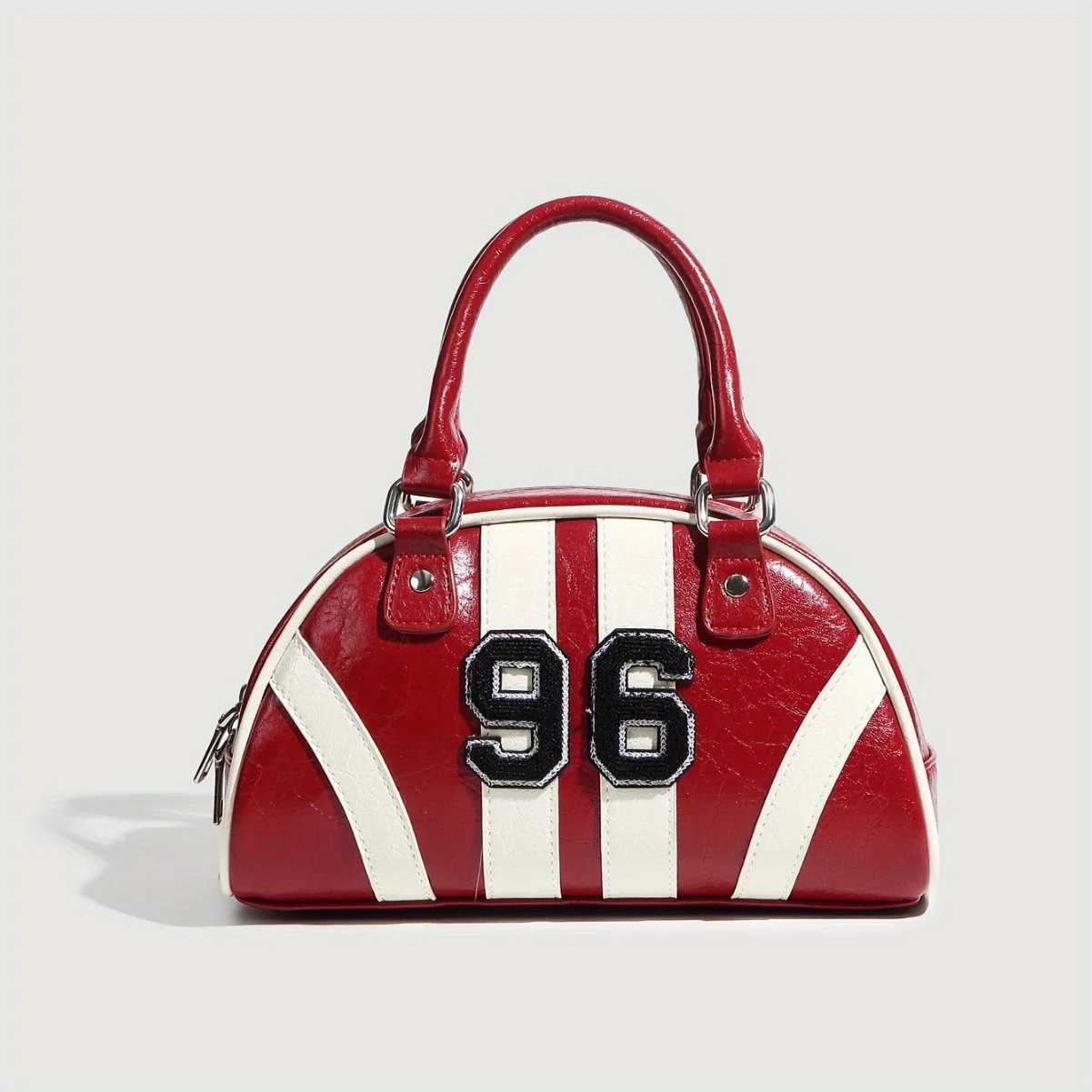 Trendy Womens Boston Bag Handbag Niche Single Shoulder Crossbody Bag Racing Bowling Bags Y250607