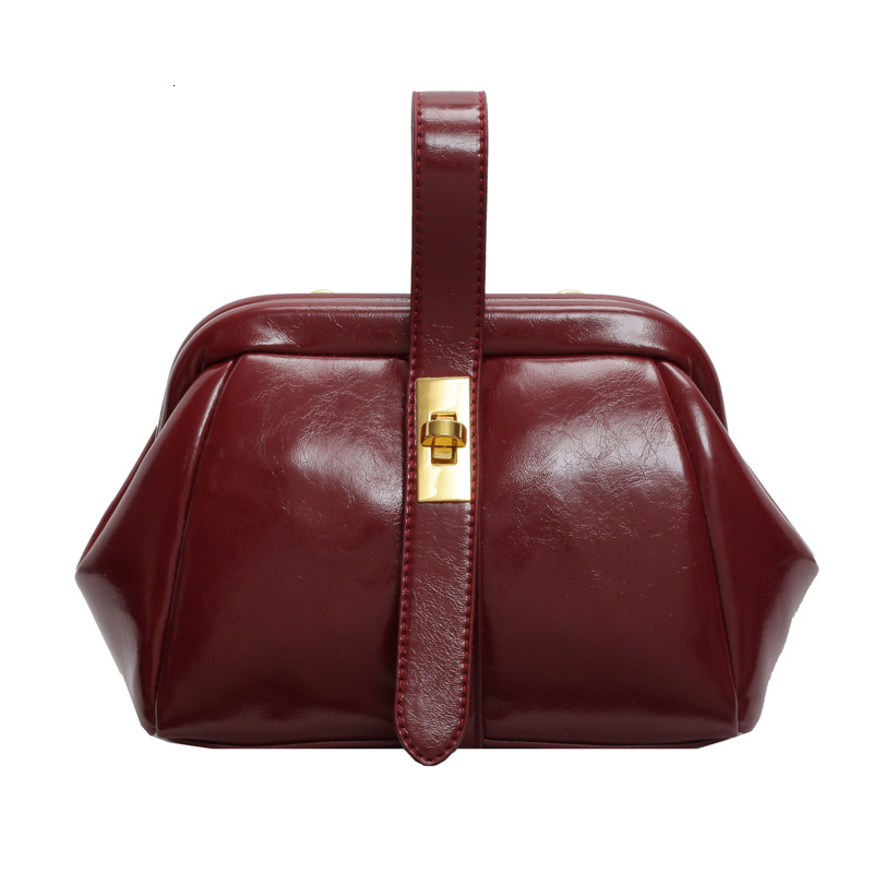 Free Shipping Designer Bag New Handheld Korean Edition Women's Niche Design Bucket Irregular Handbag Crossbody Bag