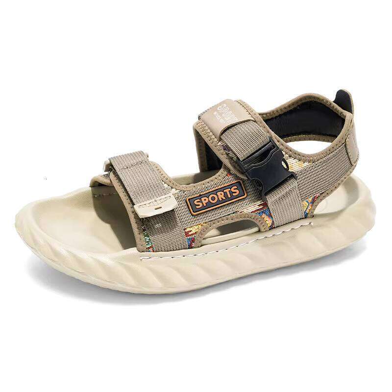 2025 New Fashion Beach Wear-resistant Sandals EVA Out Sole Non-slip Men's Shoes
