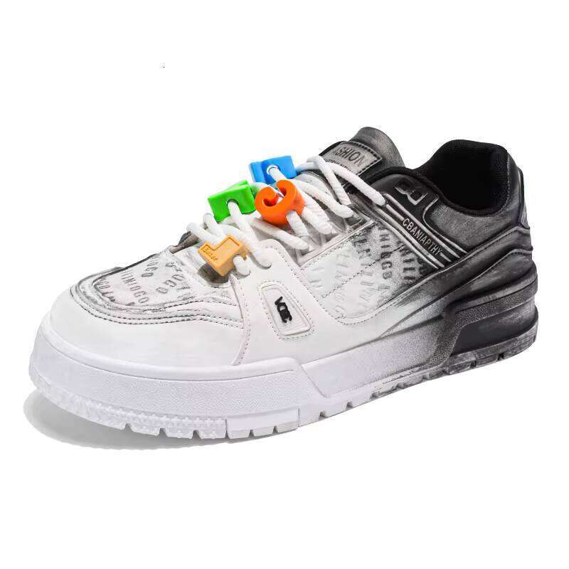 Fashionable New Men's Casual Niche Trend Sports Thick Bottom Heightening Shoes