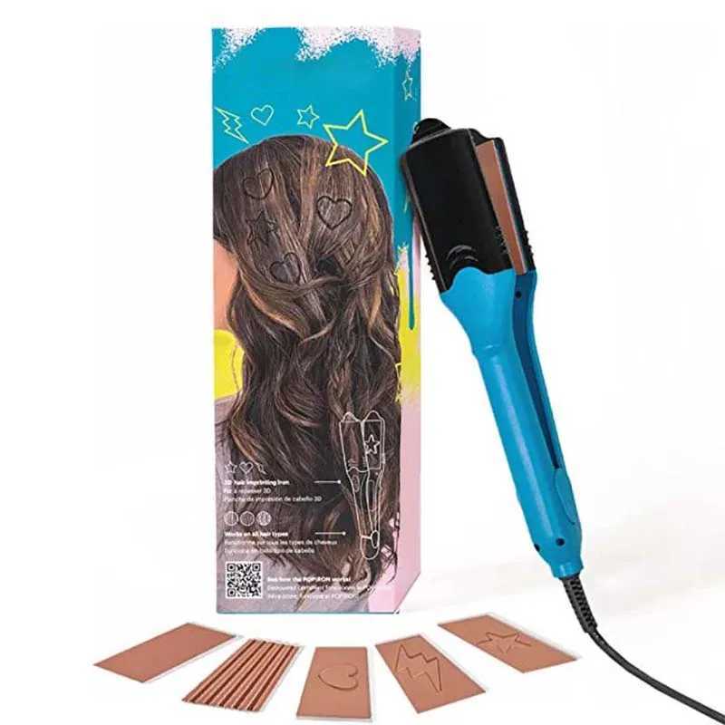 Popular Portable 3D Imaging With 5 Different Patterns On Different Boards 3D Perm Electric Straightener W250610