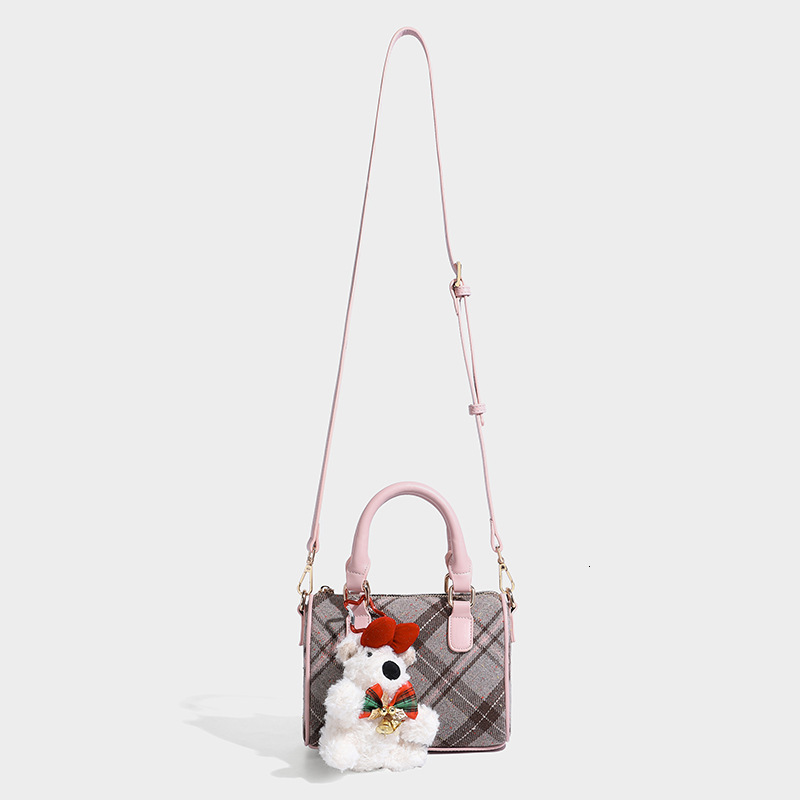 Free Shipping 2025 Spring New Pillow Bag Designer Bags For Luxury Women High-end Plaid Handbag Small Tote Shoulder Crossbody Bag