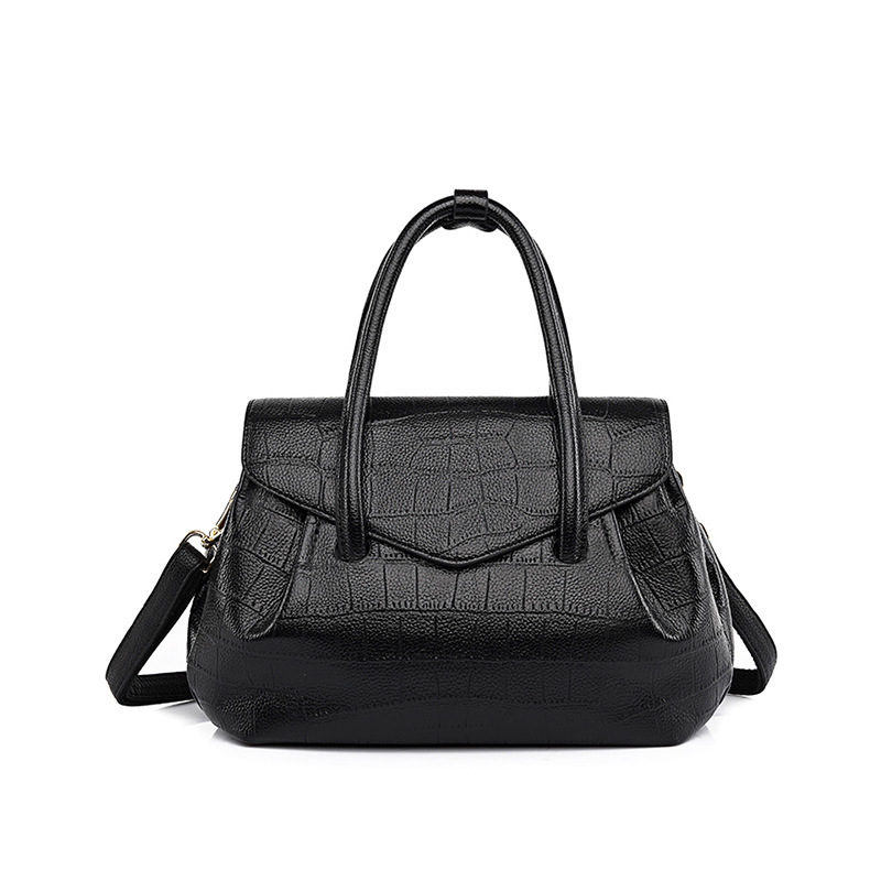 Handbag New Large Capacity for Women Versatile High-end Crocodile Pattern Tote Bag Can Be Shoulder or Crossbody