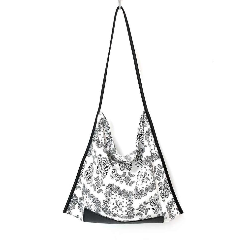 Korean Dongdaemun Women's 2021 New Trendy Printed Shoulder Paisley Pattern Cloth Bag Handbag