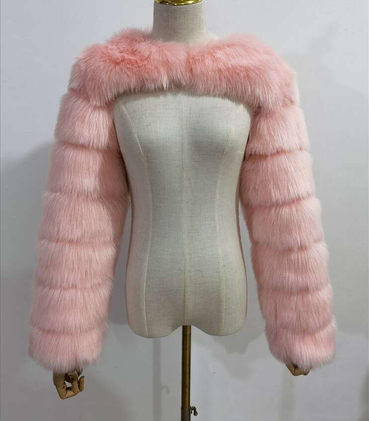 New Style Shawl Ultra Short Fashion Fur Women's Coat