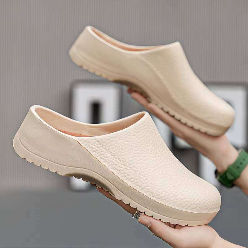 Factory Wholesale Anti-slip EVA Chef Waterproof Casual Rain Shoes Light Weight Unisex Slipper