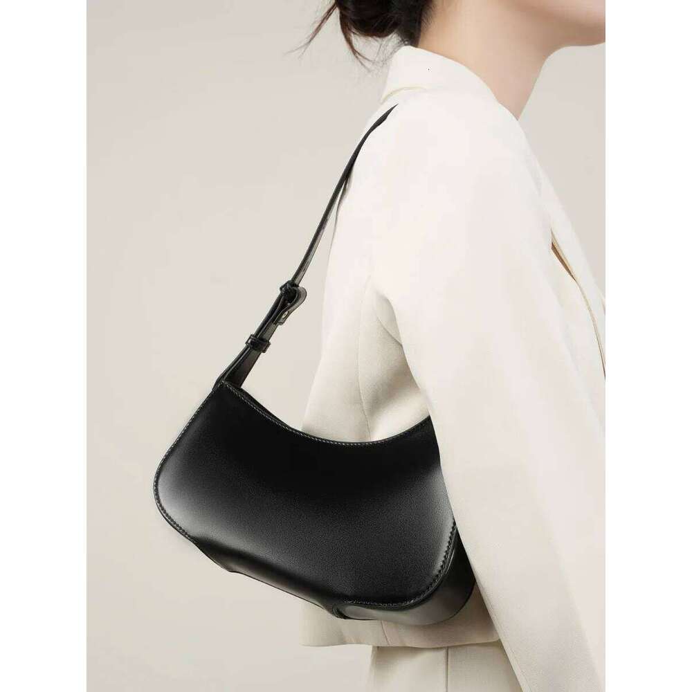 YANATARI underarm cowhide Genuine leather handbags women vintage shoulder female korean bag high quality 2025
