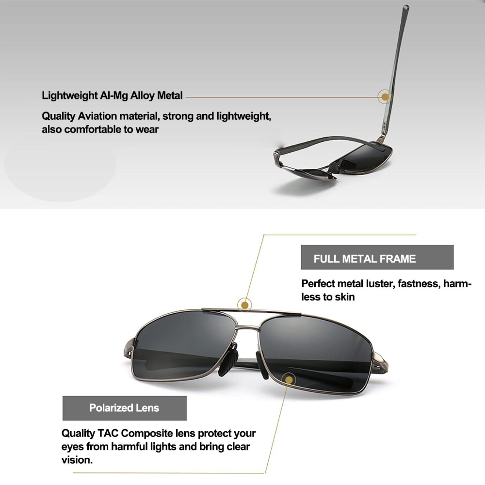 Wholesale Outdoor Sports UV400 Fishing Classic Foreign Colorful Driving Goggle Women Men Fashion Metal Polarized Sunglasses