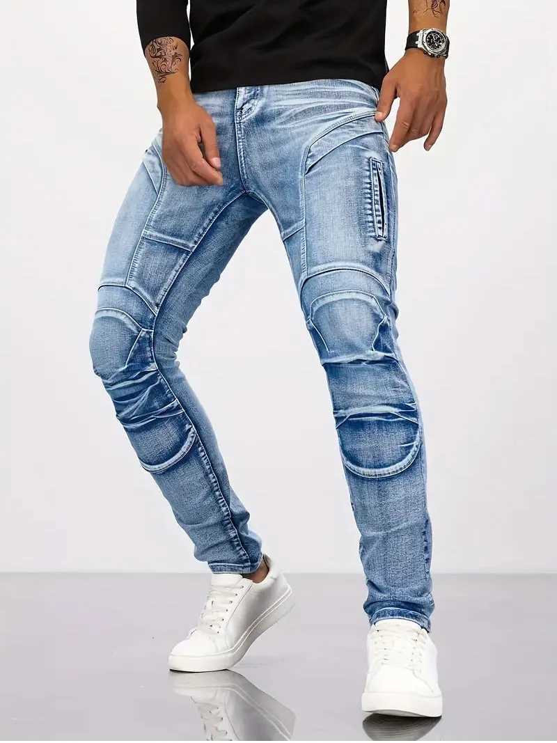 2025 New Motorcycle Jeans Pantalones Motocicleta Hombre Featherbed Jeans Standard Version Car Ride Trousers Pant Summer Riding M250610