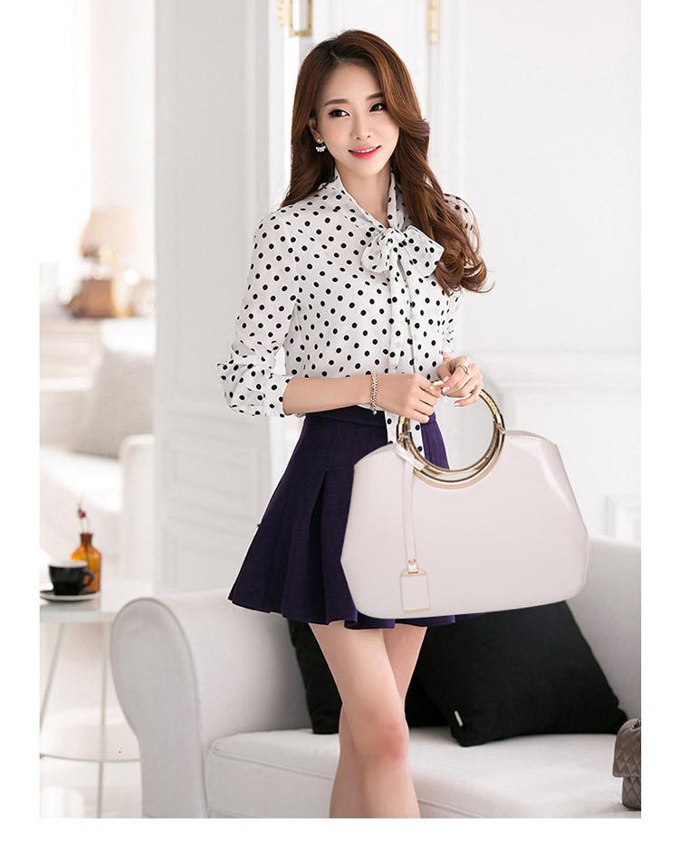 Free Shipping 2025 New Designer Bag Trend Glossy Leather Handle Women's Shoulder Bag Luxury Wallet High-quality Solid Color Handbag