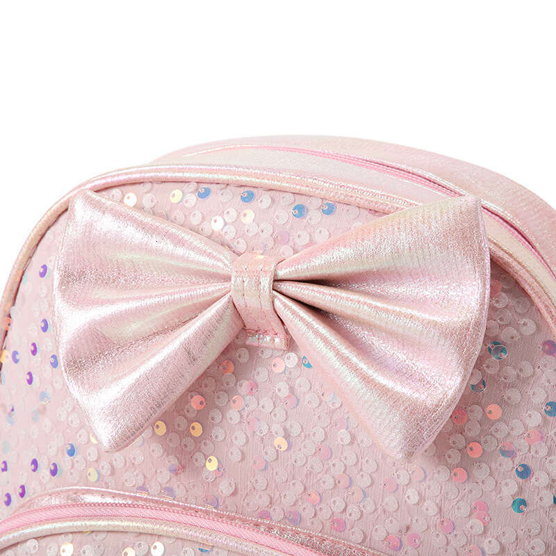 Bowknot Cute Children's 2025 Summer Sequin Cartoon Fresh Student Backpack