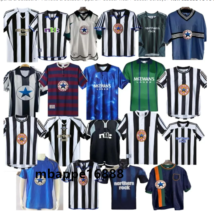 New castleS 95 96 97 99 2000 01 03 04 SHEARER Retro SOCCER jerseys HAMANN SHEARER PINAS 1993 1980 82 05 2006 UNITED OWEN classic FOOTBALL SHIRTS NEwcaslTE united