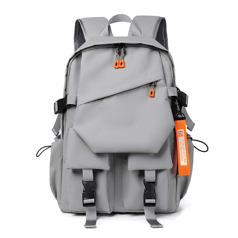 Large Capacity Backpack Middle Student Junior High School University Casual Fashion Trendy Double Shoulder Bag