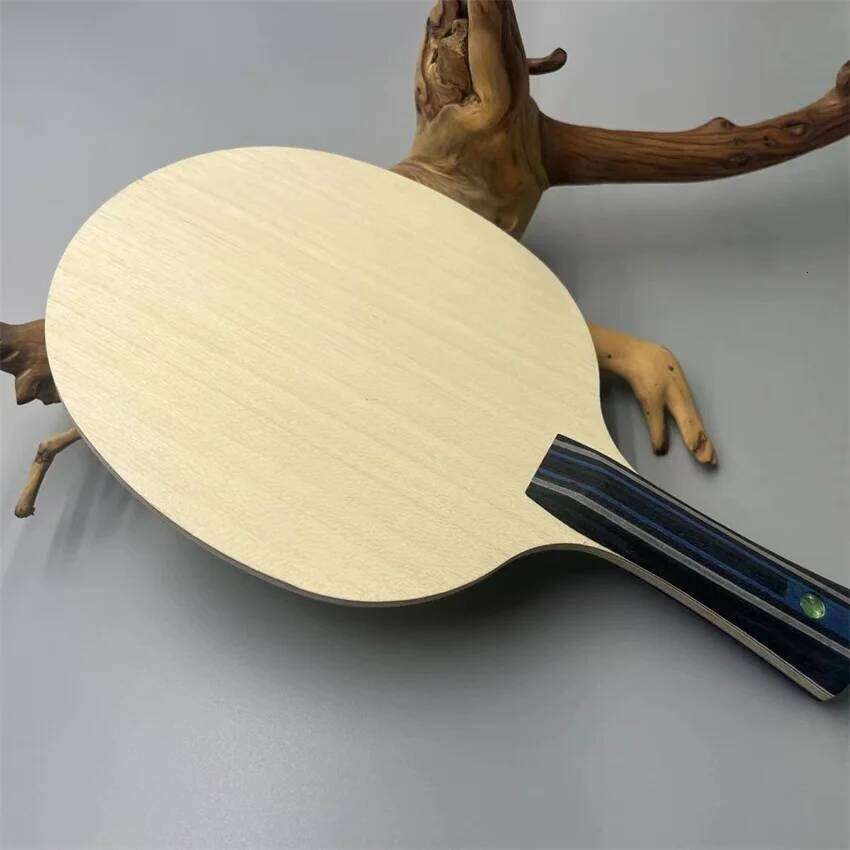 High Quality 5 Wood+2 Table Tennis Blade 7-layer VIS Fan ALC Engraved Structure Base Plate Racket For Competition