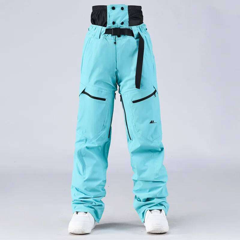 2025 New Outdoor Sports Windproof Waterproof Warm Breathable Cotton Single/Double Board Ski Casual Pants