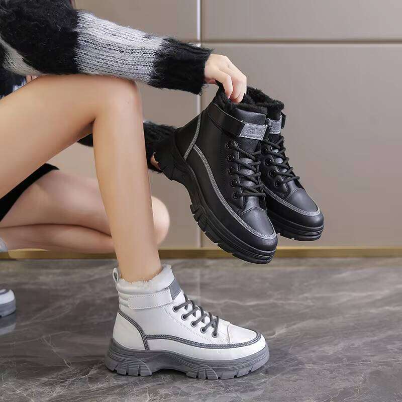Hot Selling New Thick Shoes Waterproof Headed Casual Boots Short Boot for Women