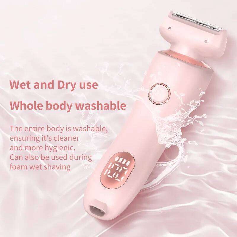 2 In 1 Electric Remover Women Epilator Bikini Face Shavers Hair Razors For Underarms Legs Ladies Body Trimmer
