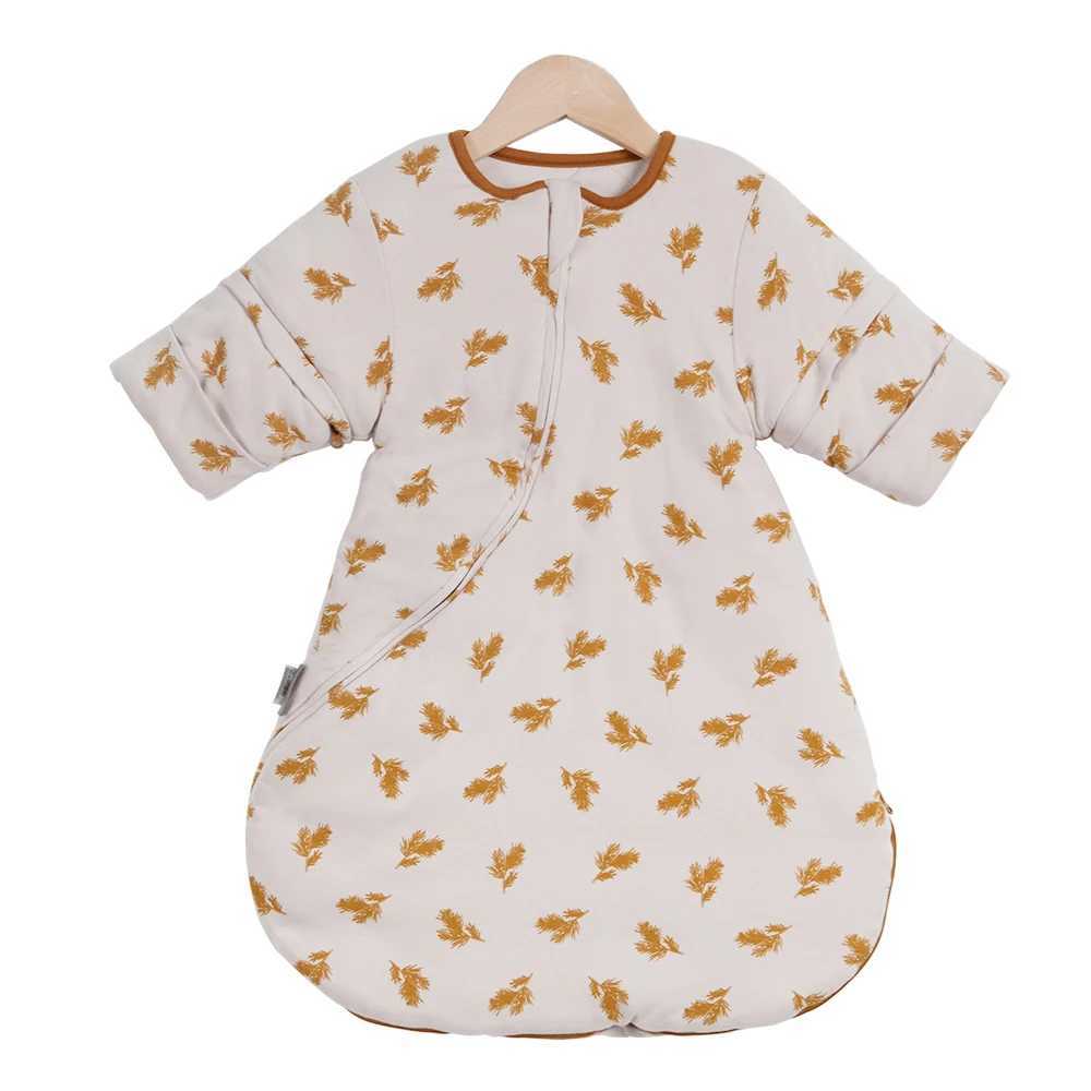 Sleeping Bag For Babies 0-24Months Thicker Winter Sleep Sack Removable Sleeves Kids Anti-Kick Prevent Cold Baby Blanket 3.5Tog y250610TZYB