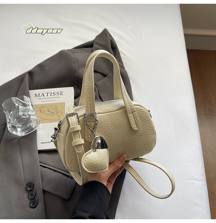 Trendy Handbag for Women 2025 Spring Summer New Fashion Versatile Fashionable Lychee Pattern Shoulder Crossbody Underarm Bag ddmynov