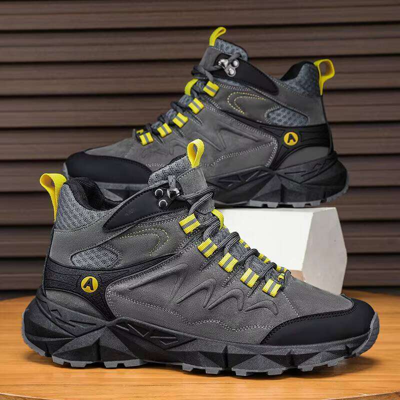 Hot Selling Outdoor Men's Hiking High-quality Fashion High Top Sports Breathable Walking Shoes for Men